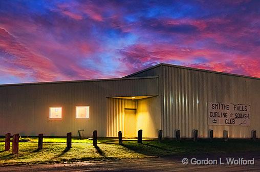 Curling & Squash Club At Dawn_28674-81.jpg - Photographed at Smiths Falls, Ontario, Canada.